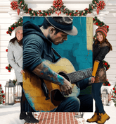 Guitarists Have The Best Fingers Sherpa Blanket - Beyond T-shirts